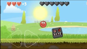 Red ball 4. Красный шар 4. 11-15 Первый босс
