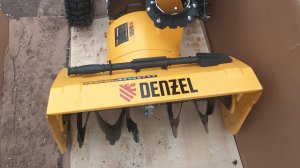 снегоуборщик DENZEL SB560 собираем и запускаем...