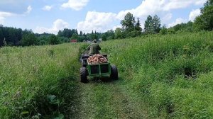 Прицеп для квадроцикла , на подвеске,  своими руками. Грузим по максимуму.