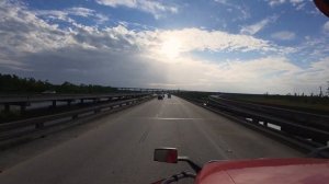 Дороги, ремонты и болота Луизианы — обычный день в рейсе