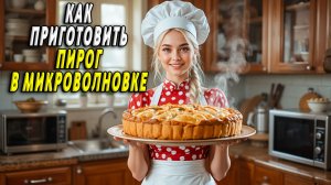 Как приготовить пирог в микроволновке