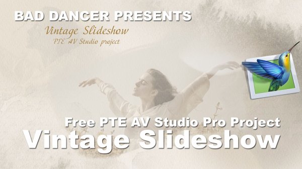 Free PTE AV Studio Pro project - Vintage Slideshow ID 30112025