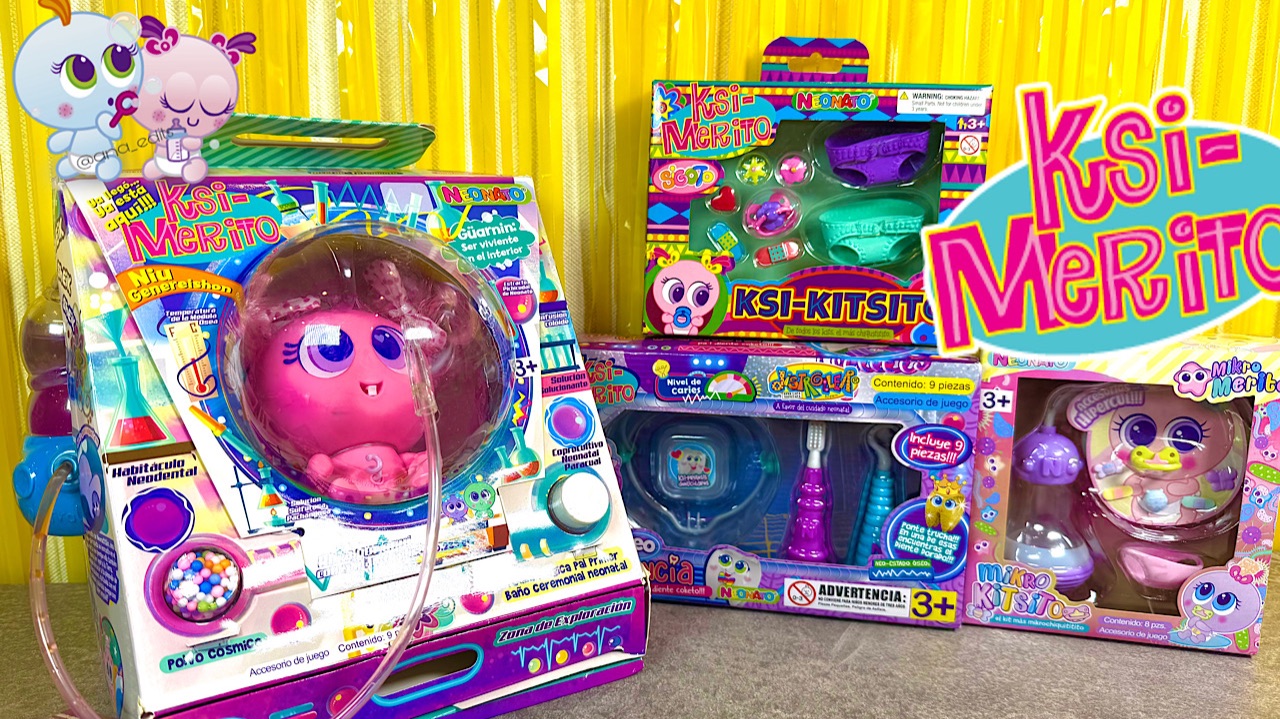 🌈 Распаковка НЕОНОВОЙ коллекции Ksi-Merito! 💗👶✨ Новые малыши и аксессуары! 😱😍