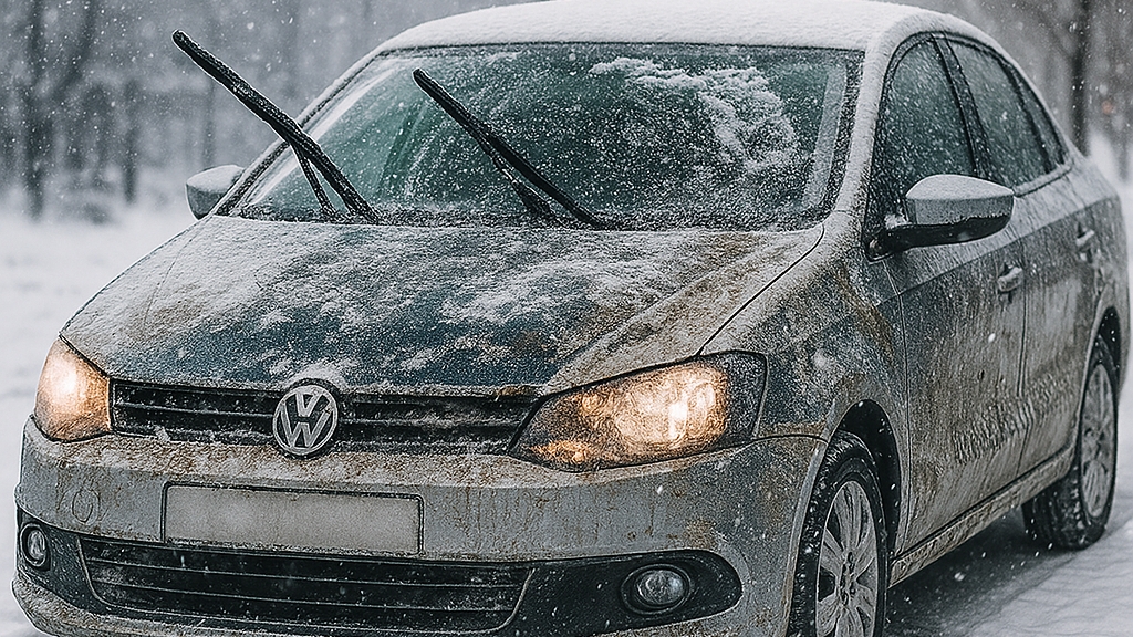 Почему ваши дворники зимой не чистят? Меняем на зимние на Polo Sedan смотреть онлайн