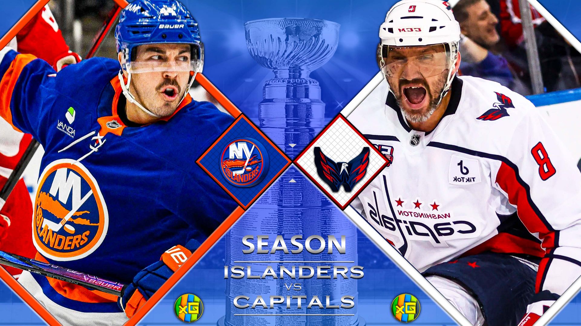 Нью‑Йорк Айлендерс - Вашингтон | 30.11.2025 | Хоккей | НХЛ | Прямая трансляция | xG смотреть онлайн