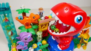 СТРОИМ ГОРКУ ДЛЯ ШАРИКОВ С ДИНОЗАВРИКОМ КАТАЕМ ШАРИКИ ДЛЯ ДЕТЕЙ ДЕТСКИЙ КАНАЛ ИГРАЛКИ-ЗАЛИПАЛКИ