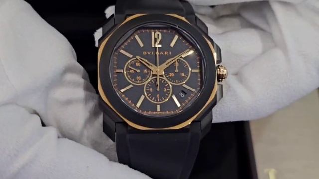 Часы наручные мужские Bvlgari Octo 103075 смотреть онлайн