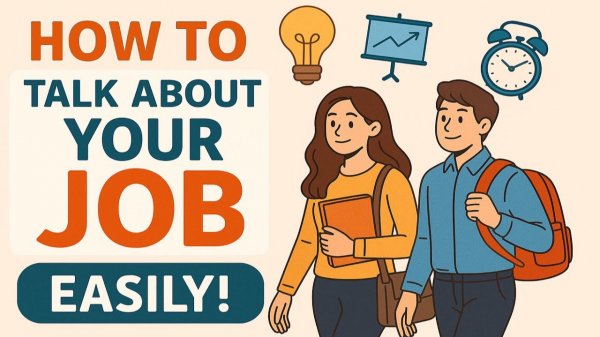 How to Talk About Your Job — Easily | Daily Work & Future Goals for Beginners