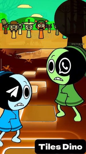 КТО ЛУЧШИЙ СПРУНКИ? уровень 74 - Мультики про Спрунке | МУЛЬТФИЛЬМЫ SPRUNKI в Tiles Hop