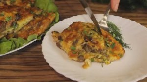 Горбуша под сырной шапочкой. Нежная рыбка с сыром и грибами в духовке. Блюда из рыбы.