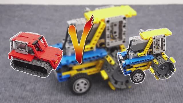 Сумасшедшие машинки LEGO Technic сражаются в грязи