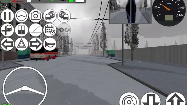 😱Поездка в Micro-Trolleybus-Simulator на маршруте 