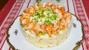 Лучший рецепт Салата с Крабовыми палочками с необычной заправкой. ХИТ на Новый год 2026