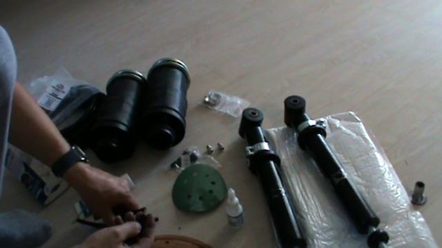 Пневма Audi 100 Часть 1 Задние стойки