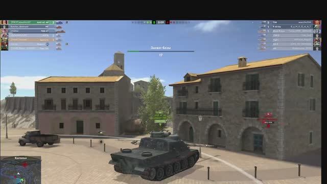 ИГРАЮ В ТАНКС БЛИЦ С Vlad16