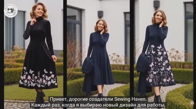 Моделирование выкройки платья миди из бархата или велюра смотреть онлайн