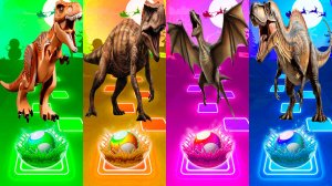 Coffin Dance Динозавры 244 уровень - Мультики про Динозавров | МУЛЬТФИЛЬМЫ ДИНОЗАВРЫ в Tiles Hop