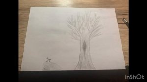 это первая часть моей картиный под  названием совет у четырёх деревьев