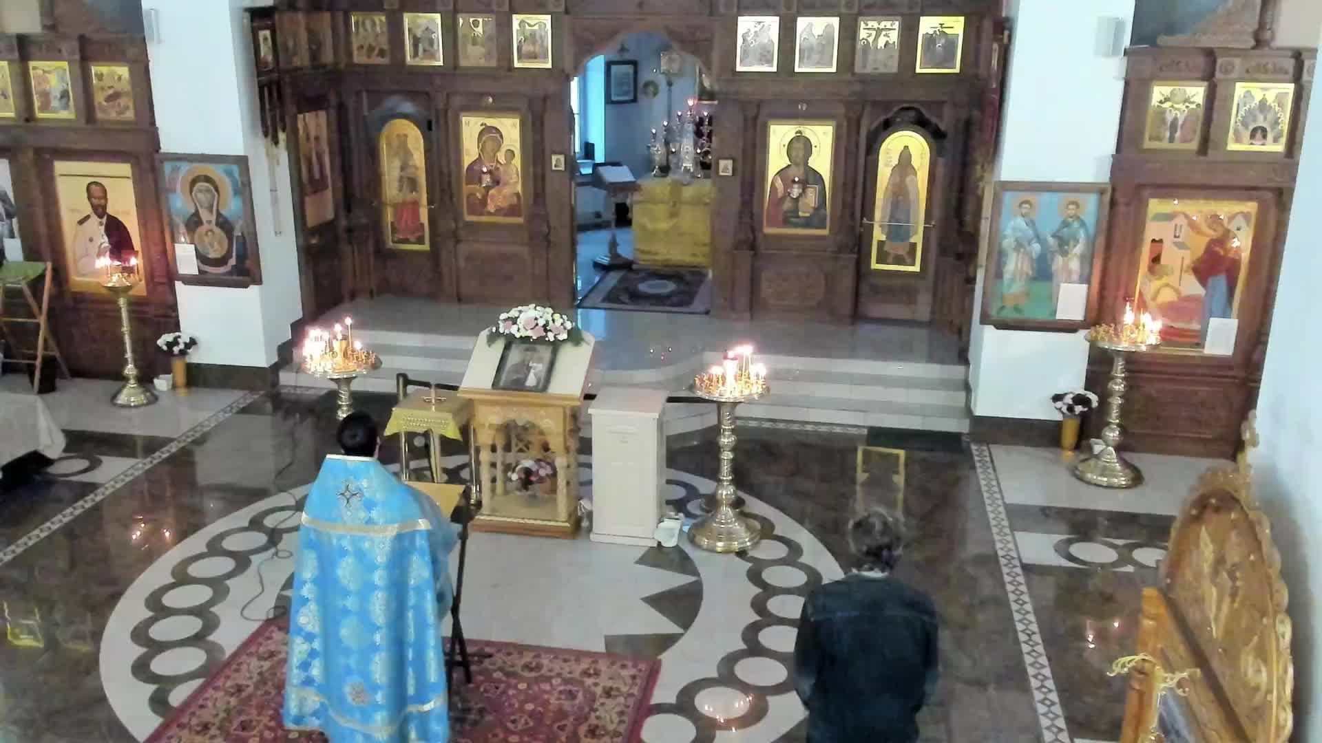 Чтение акафиста Богородице за воинов. 30.1102025г. смотреть онлайн