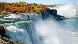 Удивительный Ниагарский водопад в 4K - Расслабляющая фортепианная музыка