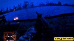 Ночью ВСУ пытались перебраться на другой берег (вид от первого лица)