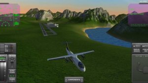 Авиарейс в Turboprop Flight Simulator.