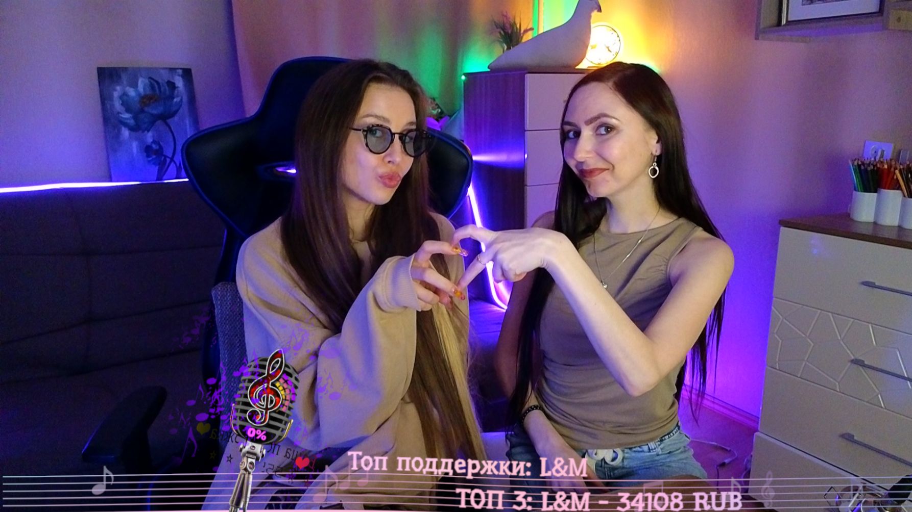 Катастрофически - спели с ‪@Любовь-которая-поёт‬ на первом совместном стриме! (экспромт) 22.02.2025