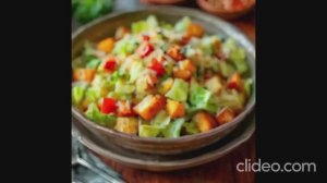 Салат «Цезарь» с курицей_ классический пошаговый видеорецепт