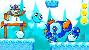 Мультик новый красный шар.Красный шар.Красный шарик.Синий шарик.Жёлтый шарик.Игра.Ball V.Мультики.