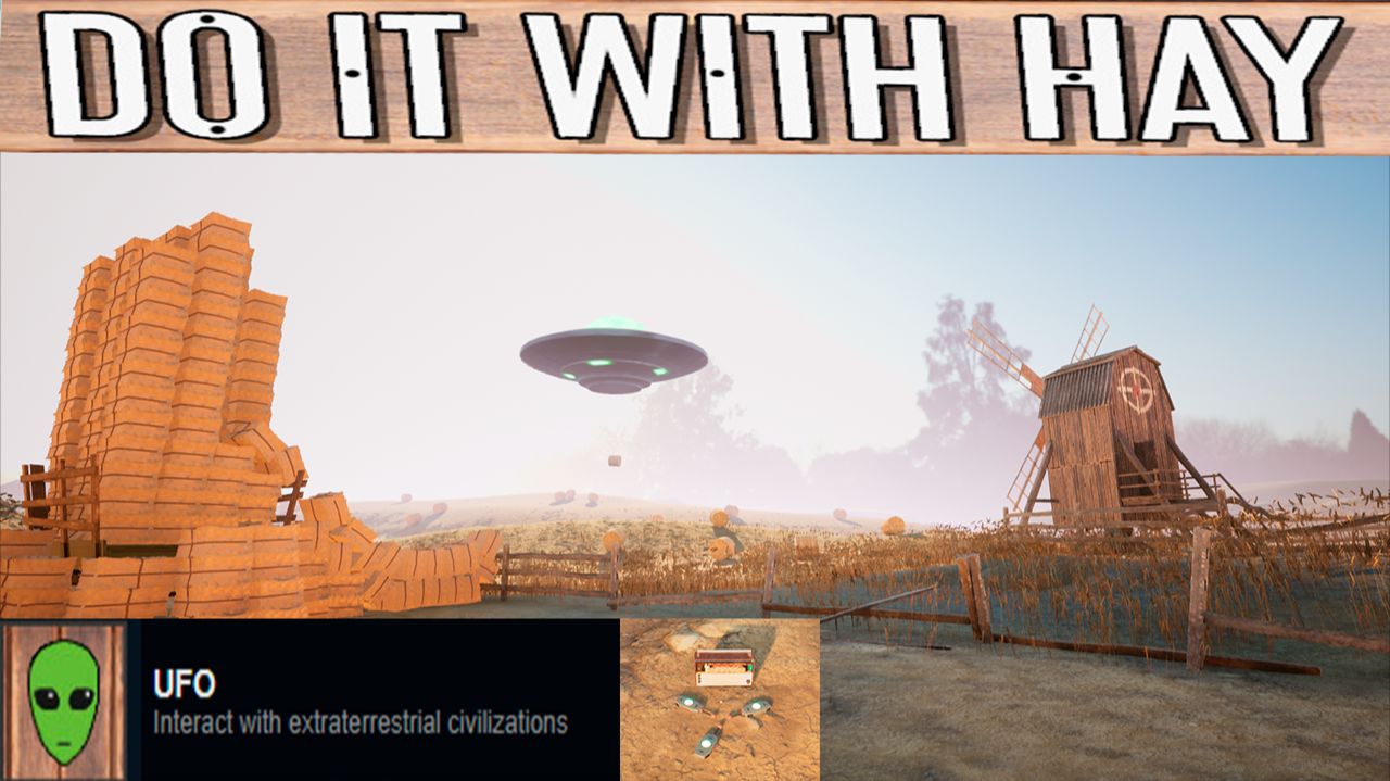 Do It With Hay ➤ Достижение UFO - где найти 3 пульта? смотреть онлайн
