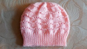 ДЕТСКАЯ ВЯЗАНАЯ ШАПКА СПИЦАМИ. ПОДРОБНЫЙ ПОПЕТЕЛЬНЫЙ МАСТЕР-КЛАСС