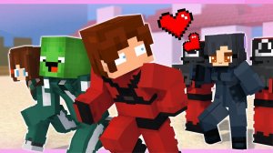 Джей Джей и Майки сбегают из игровой тюрьмы кальмаров!？ – Анимация для Майнкрафта