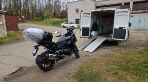 Honda NT1100DE - отправляю мотоцикл в Сочи