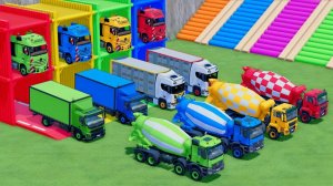 Катаемся на крутых разноцветных машинках и грузовиках из мультиков для детей 🚗 №9