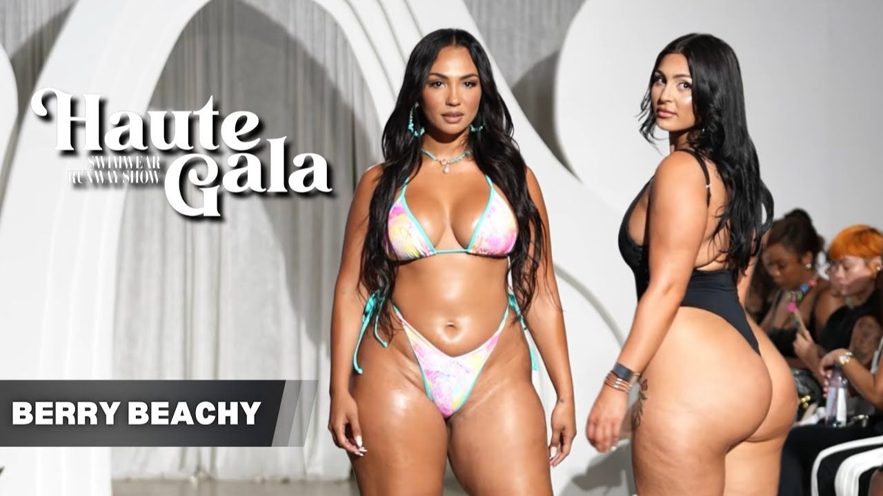 Berry Beachy Swimwear Full Show In 4K ｜ Haute Gala ｜ Miami Swim Week смотреть онлайн