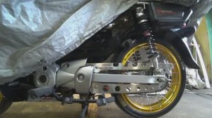 HONDA SUPER CUB AA04 ДХО установка на второй каб