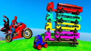 ГОНОЧНАЯ ТРАССА С ПРЕПЯТСТВИЯМИ ДЛЯ СУПЕРГЕРОЕВ 🚙 ЧЕЛОВЕК ПАУК ПРОТИВ БЭТМЕНА И ХАЛКА №39