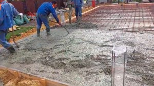 4,5 ТОННЫ АРМАТУРЫ + 50 КУБОВ БЕТОНА ДЛЯ ПЛИТНОГО ФУНДАМЕНТА