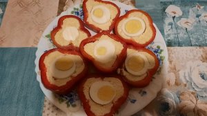 Холодная закуска перец с начинкой