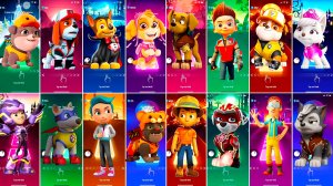 Мультики для Детей Щенячий Патруль Tiles Hop - ГОНЩИК, СКАЙ, РАЙДЕР, КРЕПЫШ, СВИТТИ