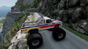 Мультики для детей. Машинки прыгают с горы