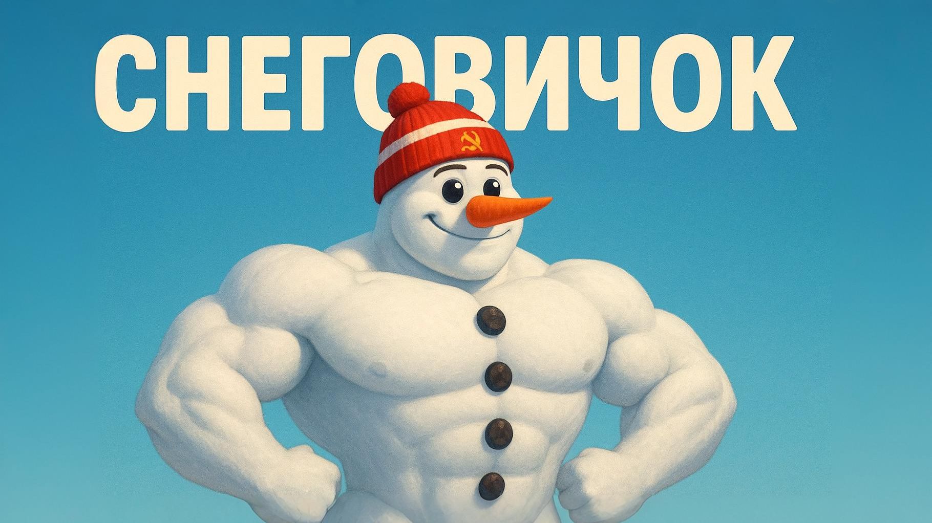 Новогодняя детская песенка про СНЕГОВИКА. СНЕГОВИЧОК ЗДОРОВЯЧОК. Новый год 2026 смотреть онлайн