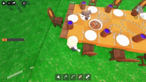 ПРАЗДНИЧНЫЙ УЖИН В ЛЕСУ! Roblox 99 Nights in the Forest