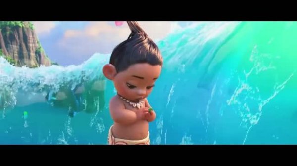 Moana meets the ocean | Moana (Моана)