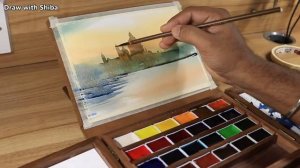 Мастер-класс по рисованию акварелью гондол и гондольеров