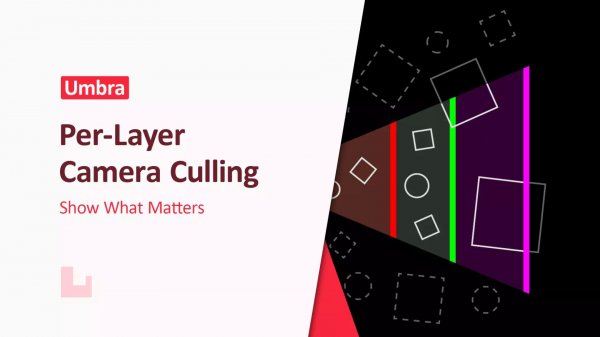 Asset Unity - Per-Layer Camera Culling