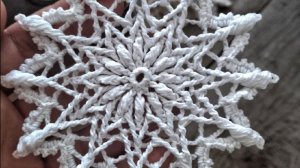 ✨Снежинка крючком № 3/2025 ✨