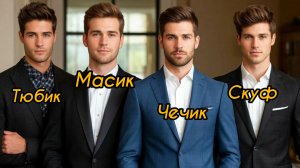 Кто ты? Тюбик, масик, скуф, чечик, штрих. Тест на современные понятия типа мужчин