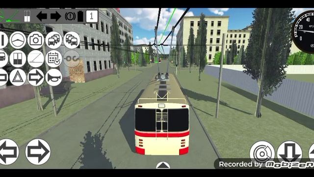 Микро троллейбус симулятор. 1 часть