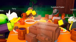 Я НАКОРМИЛА ВСЕХ В 99 НОЧЕЙ В ЛЕСУ В РОБЛОКС!